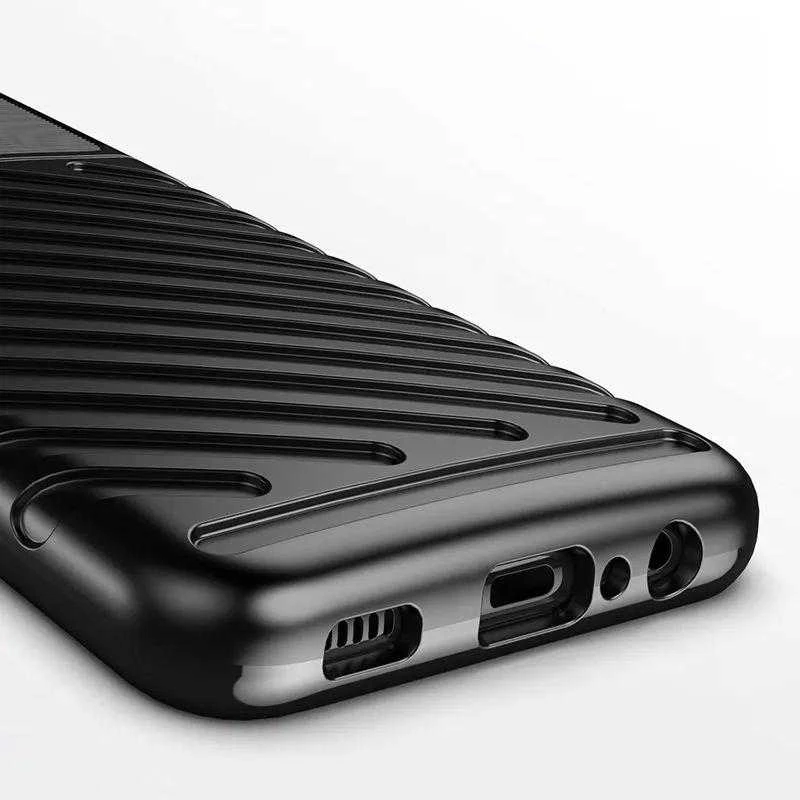 Hurtel Thunder dėklas skirtas Samsung Galaxy A03s, juodas