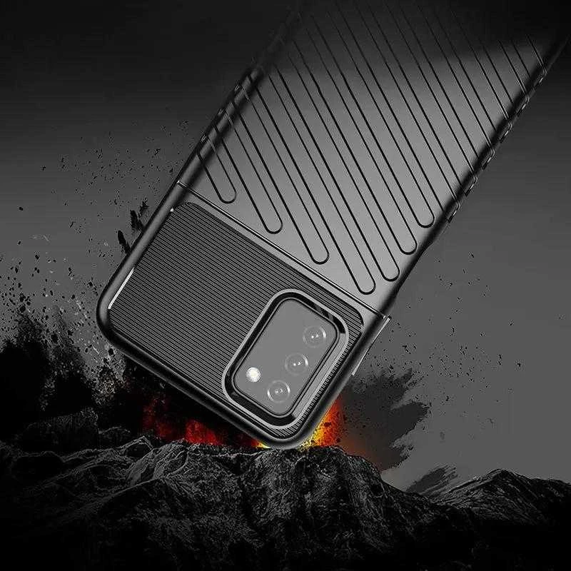 Hurtel Thunder dėklas skirtas Samsung Galaxy A03s, juodas