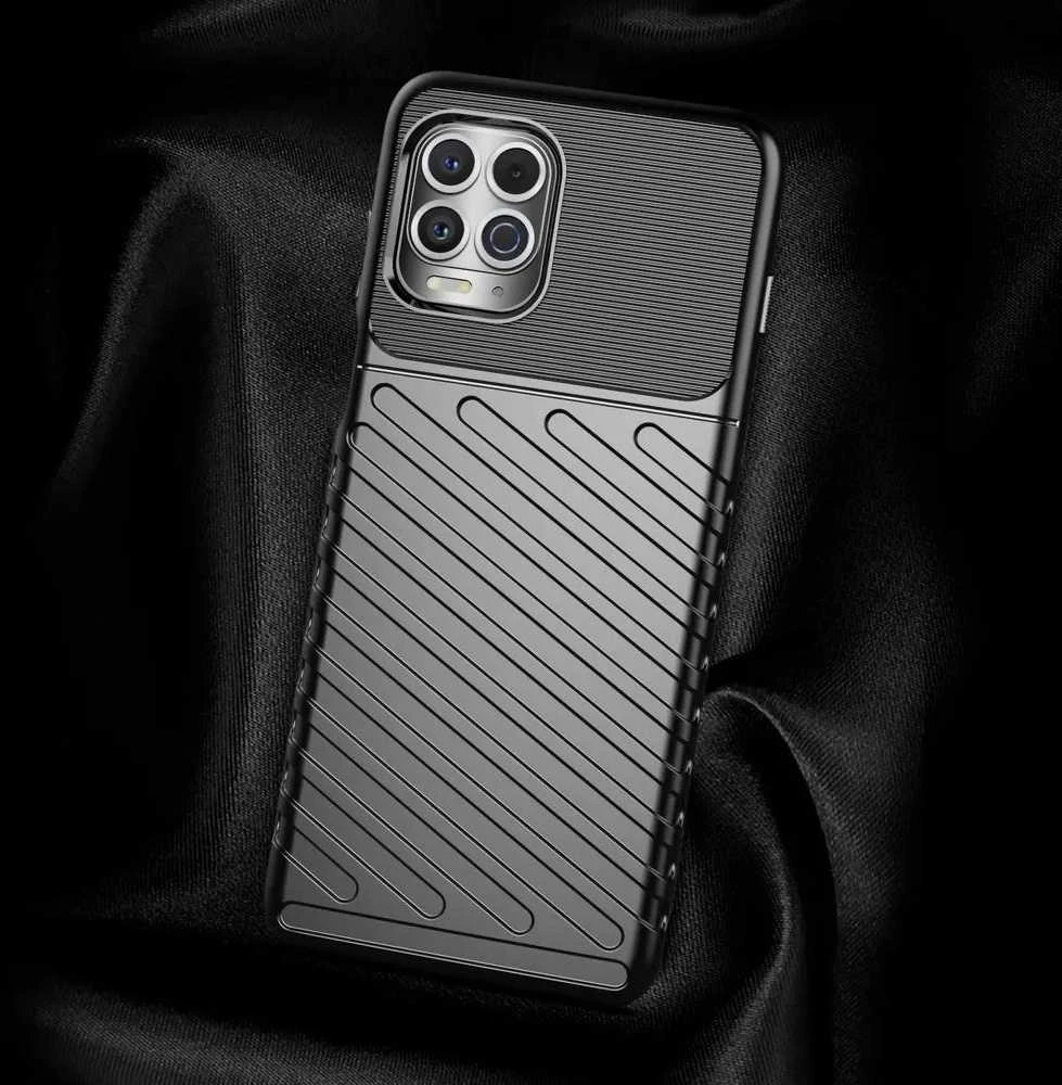 Hurtel Thunder dėklas skirtas Motorola Moto G100 / Edge S, juodas