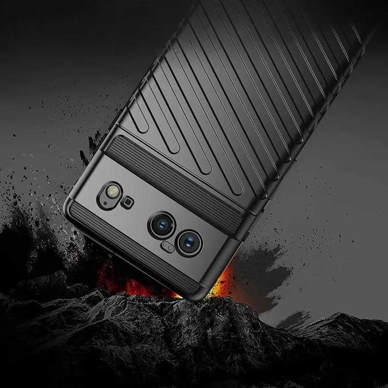 Hurtel Thunder Flexible Tough Rugged TPU Google Pixel 6 dėklas telefonui juodos spalvos
