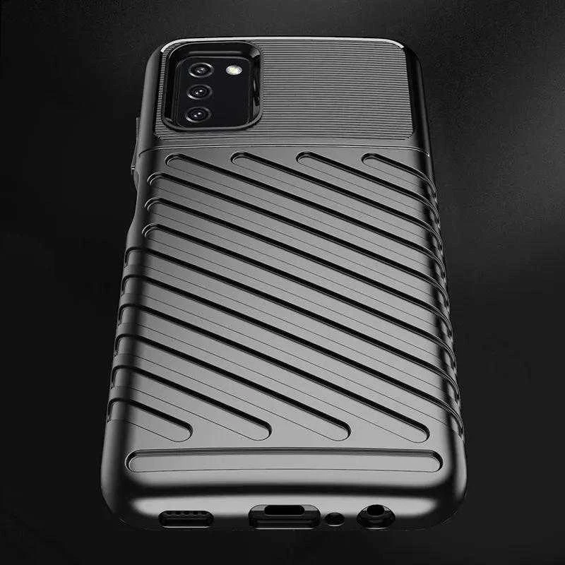 Hurtel Thunder dėklas skirtas Samsung Galaxy A03s, juodas