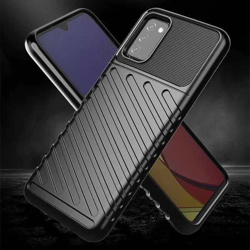 Hurtel Thunder dėklas skirtas Samsung Galaxy A03s, juodas