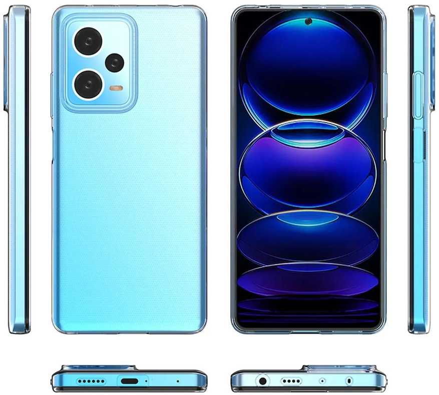 Hurtel Ultra Clear 0.5mm Xiaomi Redmi Note 12 Pro+ thin dėklas telefonui skaidrus