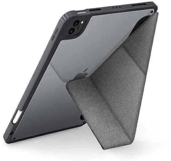 UNIQ Moven Dėklas Apple iPad 10.2″ (2021/2020/2019) charcoal pilkos spalvos