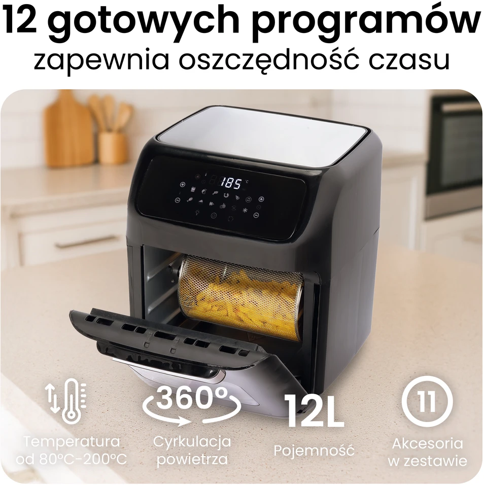 Huslog 1800W daugiafunkcė gruzdintuvė