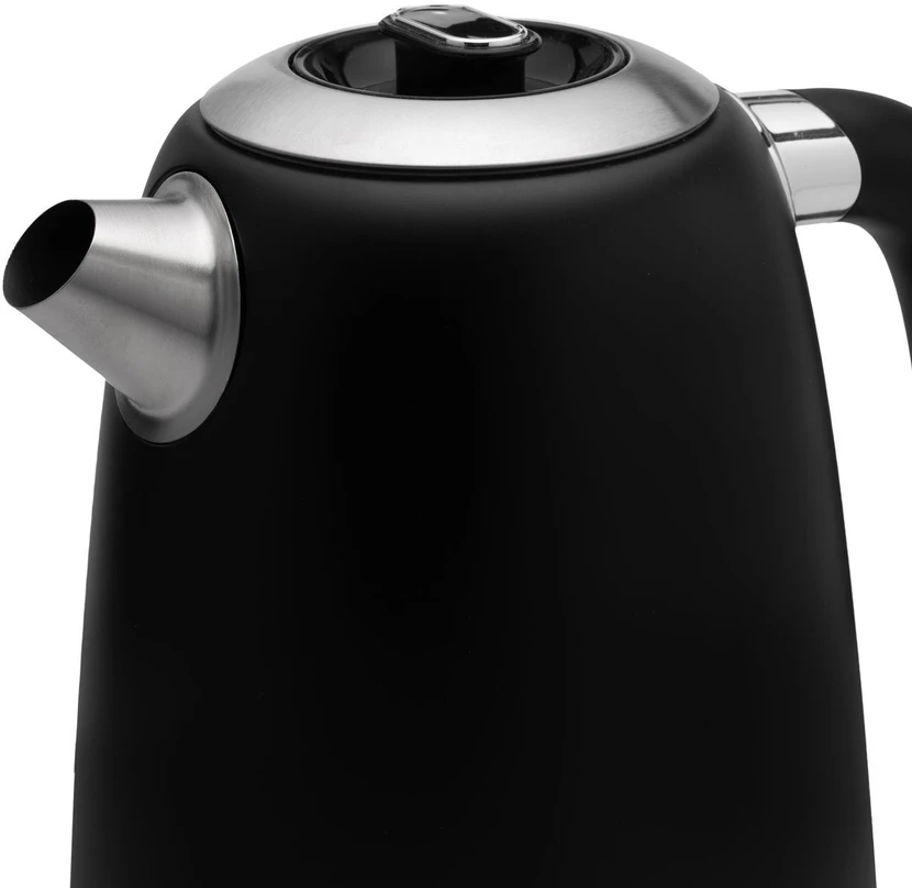 Huslog retro virdulys su temperatūros reguliavimu, juodas, 1,7 l, 2200 W