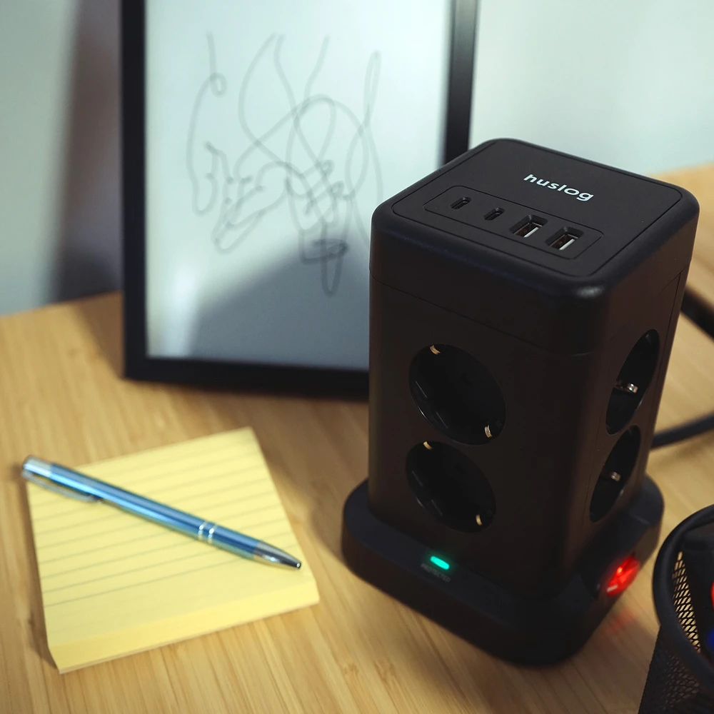 Huslog vertikalus ilgintuvas su USB