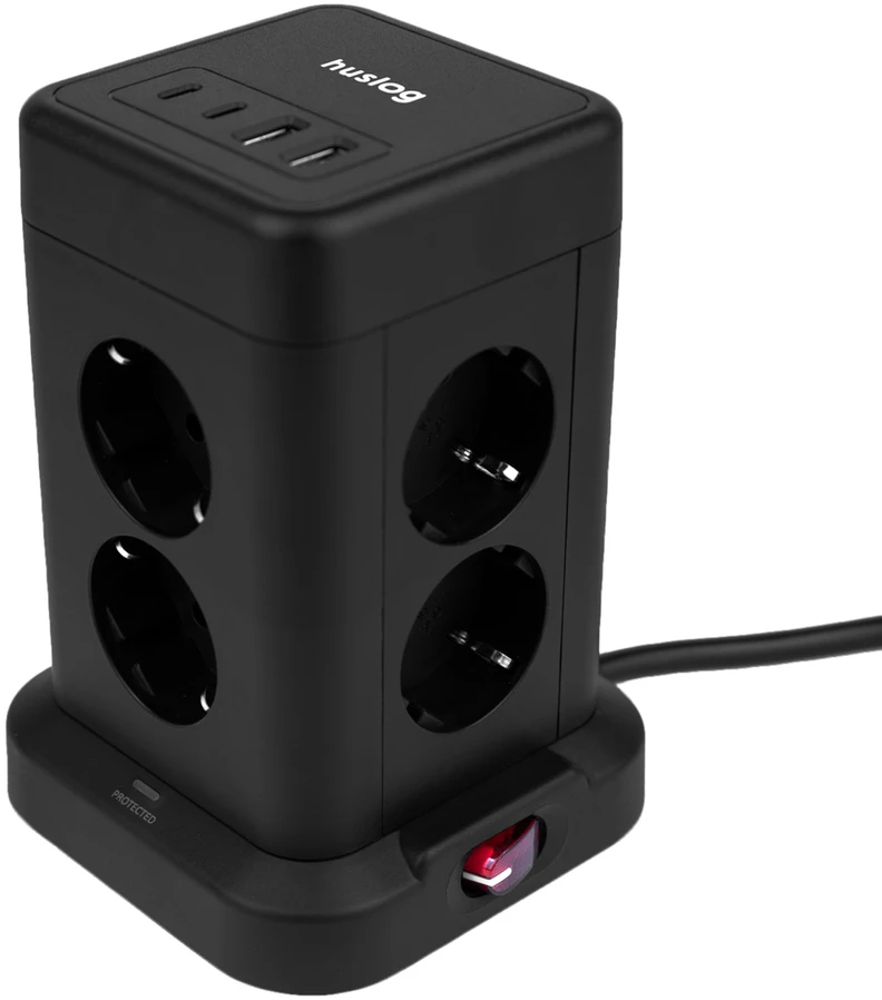 Huslog vertikalus ilgintuvas su USB