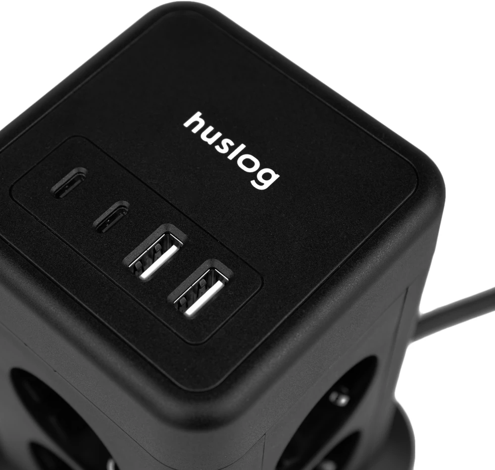 Huslog vertikalus ilgintuvas su USB