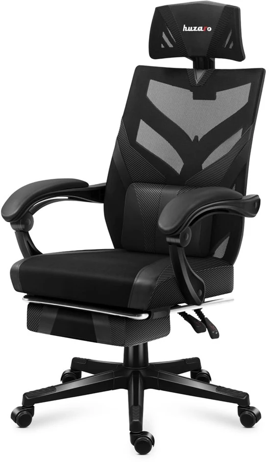 Žaidimų kėdė Huzaro Combat 5.0, Juodos spalvos