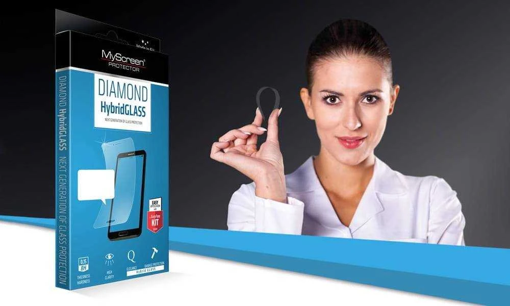 „MyScreen MS HybridGLASS“ Apple iPhone 12 Pro Max 6.7 colio hibridinis stiklas