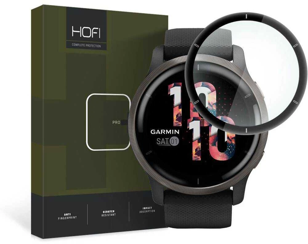 Hofi HYBRID GLASS HOFI HYBRID PRO+ GARMIN VENU 2 Juodas