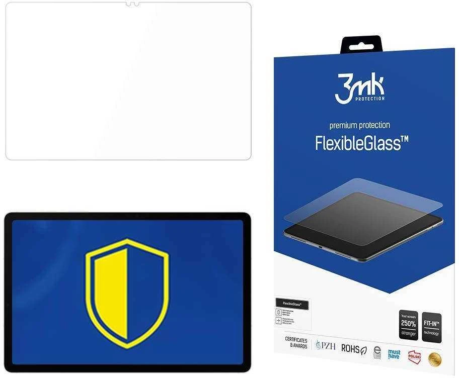 Hibridinis stiklas Samsung Galaxy TAB S9+ FE 12.4 3mk lankstus stiklas, hibridinė plėvelė skaidri