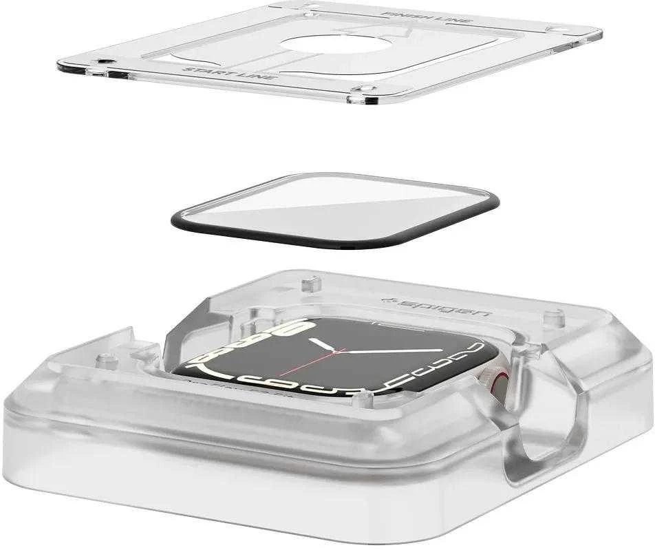 Apsauginis ekrano stiklas išmaniojo laikrodžio Apple Watch 7, 45mm, 2vnt.
