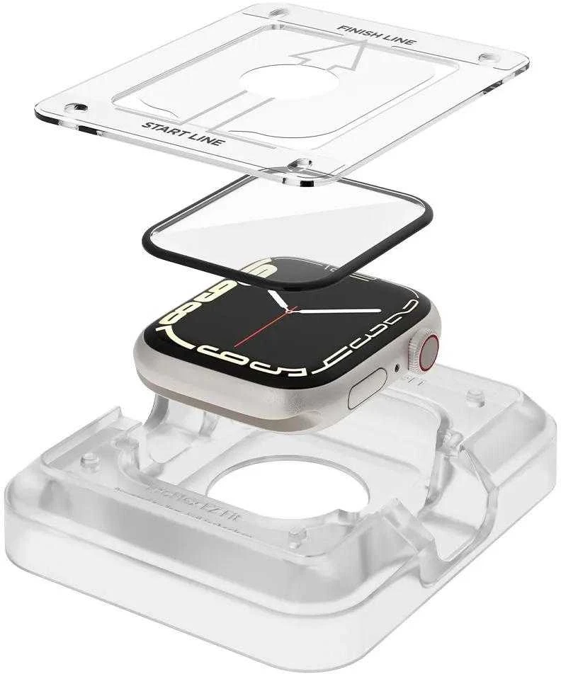 Apsauginis ekrano stiklas išmaniojo laikrodžio Apple Watch 7, 41mm, 2vnt.