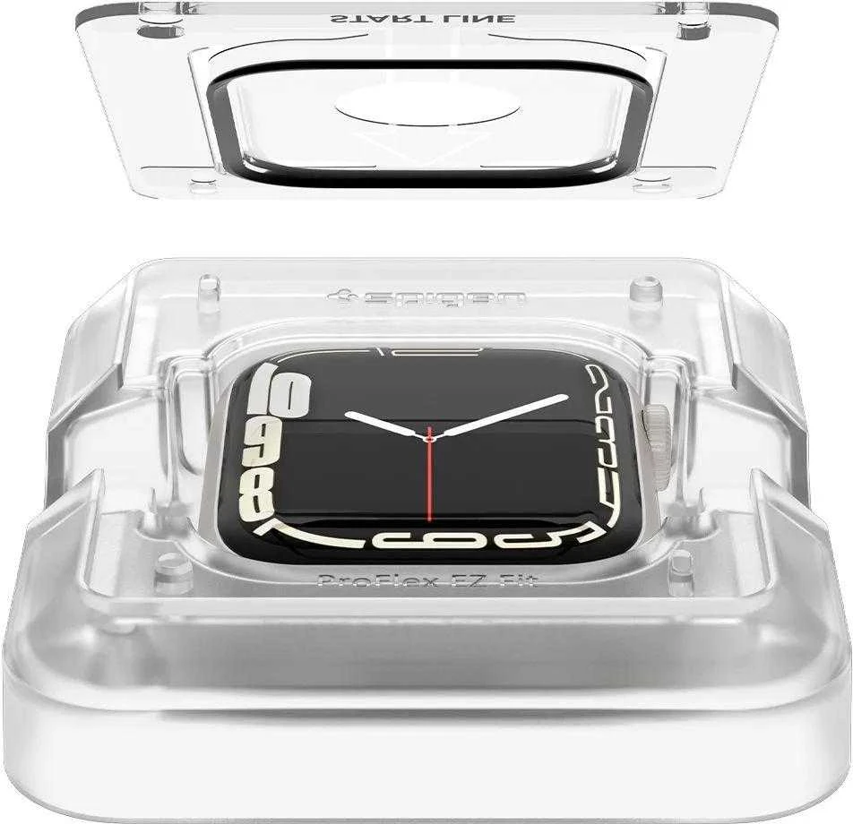 Apsauginis ekrano stiklas išmaniojo laikrodžio Apple Watch 7, 45mm, 2vnt.