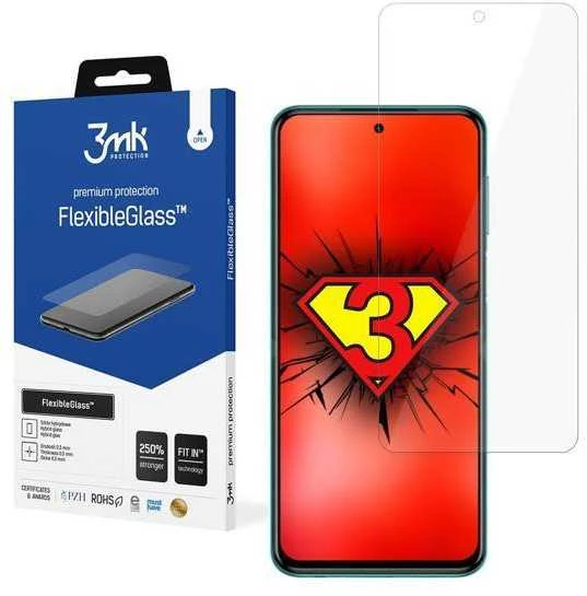 LCD apsauginė plėvelė 3MK Flexible Glass Xiaomi Redmi Note 9 Pro