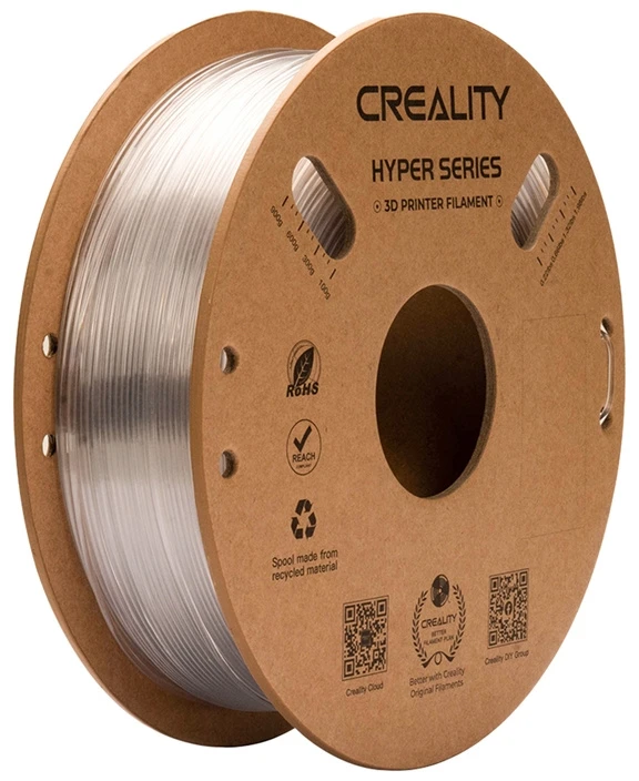Hyper PETG Creality filamentai (skaidrus)