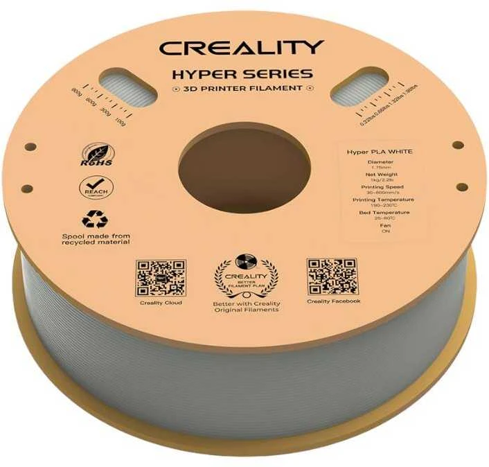 Creality Hyper PLA - 1.75mm - 1kg - Baltas