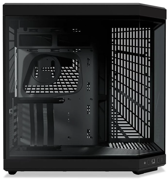 Hyte Y70 Midi Tower Touch - juodas
