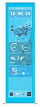 HYTE Y70 touch infinite Ekranas Upgrade Blueberry Milk