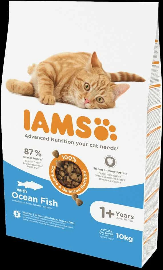 IAMS Adult Cat (žuvimi) 10kg