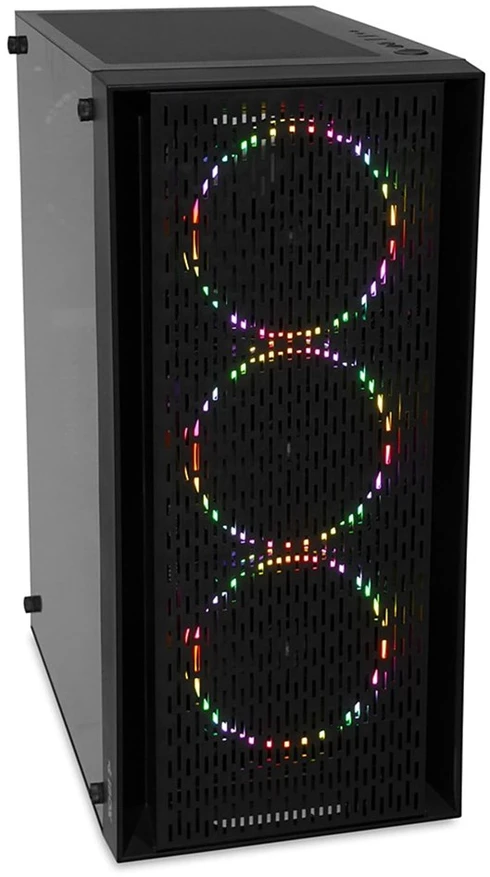 Kompiuterio Korpusas - iBox CETUS 903 Midi Tower Micro ATX/ATX, 29cm GPU, 16cm CPU Aušintuvas, Juodas