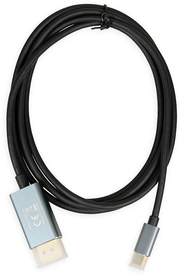 Adapteris - iBox ITVCDP4K 1.8m USB Type-C į DisplayPort 3840x2160 60Hz Juodas