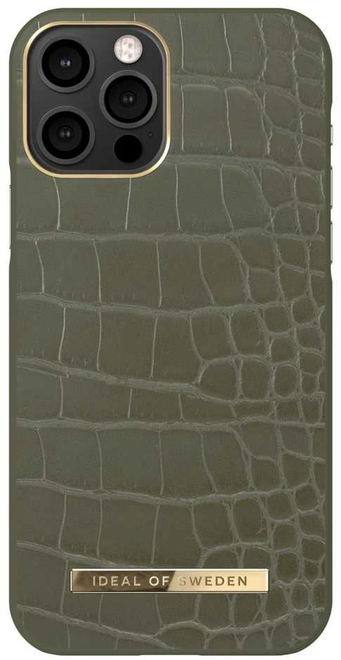 Ideal Of Sweden IDEALUS ŠVEDIJOS IDACAW21-I2061-327 IPHONE 12/12 PRO DĖKLAS KHAKI CROCO