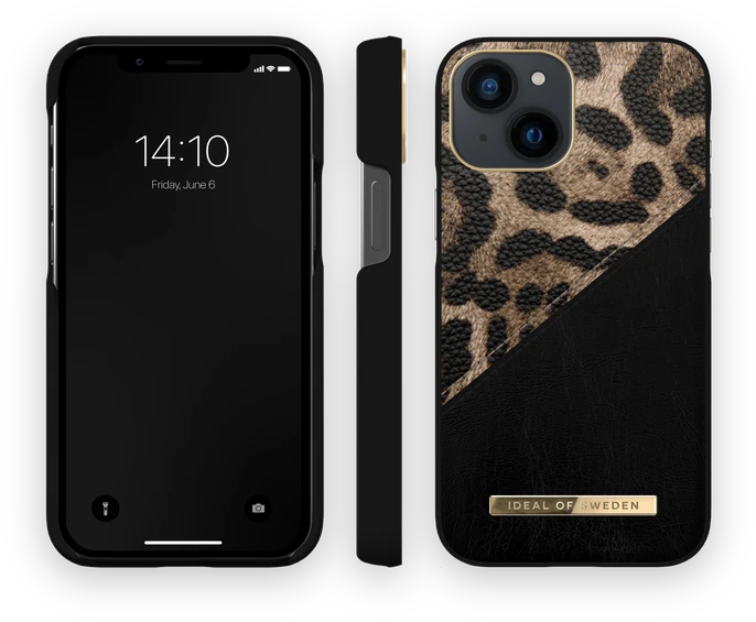 Ideal Of Sweden IDEALUS ŠVEDIJOS IDACAW21-I2154-330 IPHONE 13 MINI DĖKLAS MIDNIGHT LEOPARD