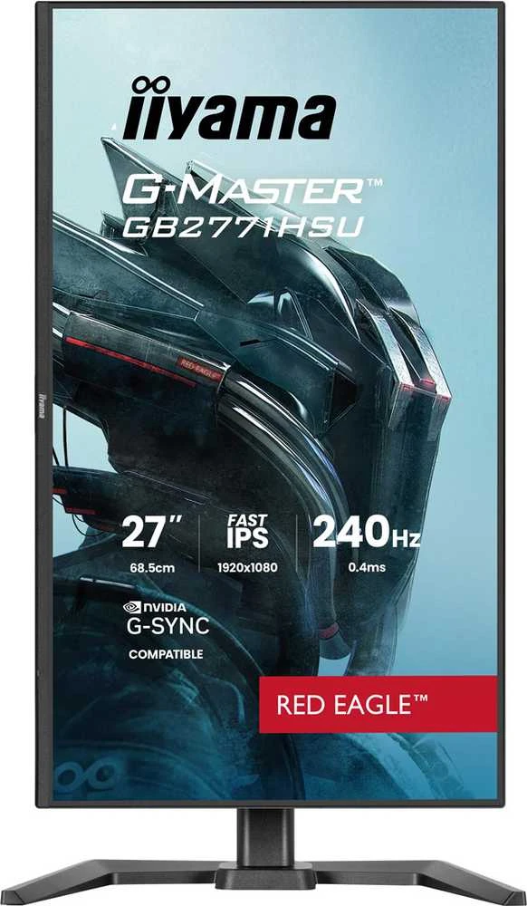 iiyama G-MASTER GB2771HSU-B1 computer monitorius 68.6 cm (27") 1920 x 1080 pikselių Full HD Juodas