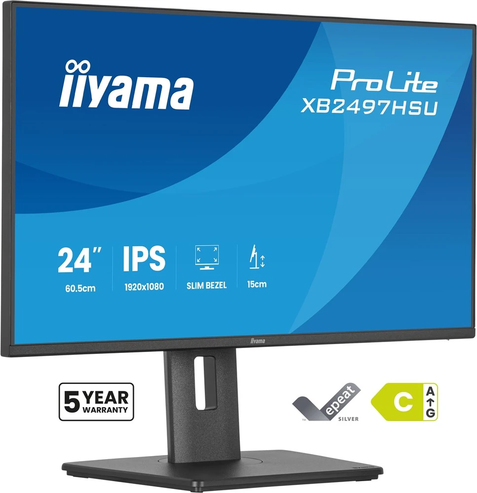 Monitorius iiyama XB2497HSU-B1 - 120Hz | Full HD | IPS | 23,8''