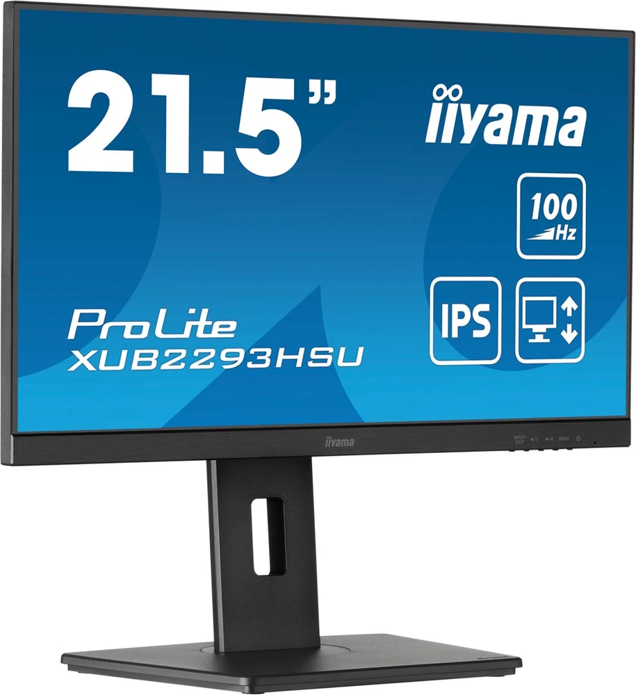 Monitorius iiyama ProLite XUB2293HSU-B7 - 100Hz | Full HD | 22'' | IPS | 1ms