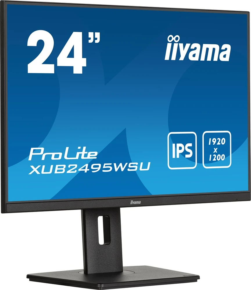 Monitorius IIYAMA XUB2495WSU-B7 24 colių IPS 1920x1200 300cd/m2 4ms HDMI DP USB