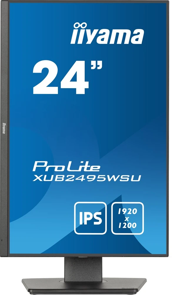 Monitorius IIYAMA XUB2495WSU-B7 24 colių IPS 1920x1200 300cd/m2 4ms HDMI DP USB
