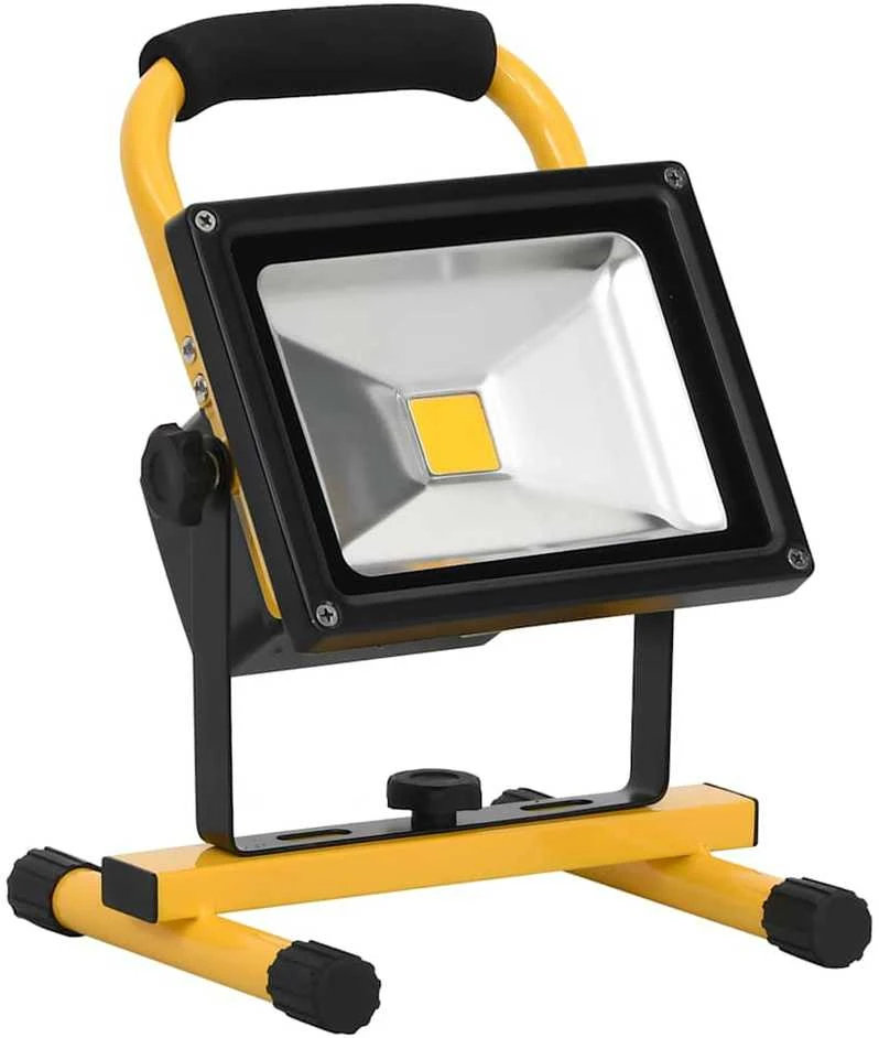 Įkraunamas LED šviestuvas su rankena, šaltas baltas, 30W
