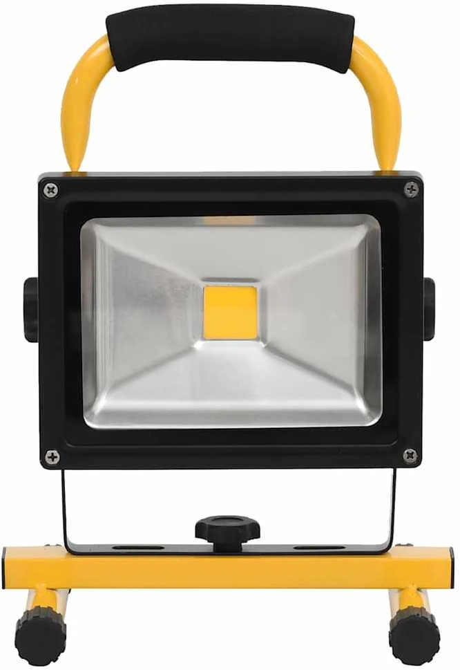 Įkraunamas LED šviestuvas su rankena, šaltas baltas, 30W