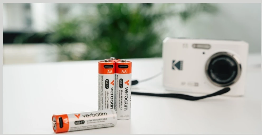 Įkraunamos AA USB-C baterijos Verbatim 4 vnt. 30249