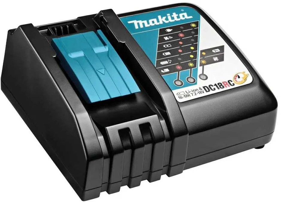 Makita 195584-2 Kroviklis DC18RC 14,4-18 V Li-ion RAPID krovimo laikas 15/22min, CARTON