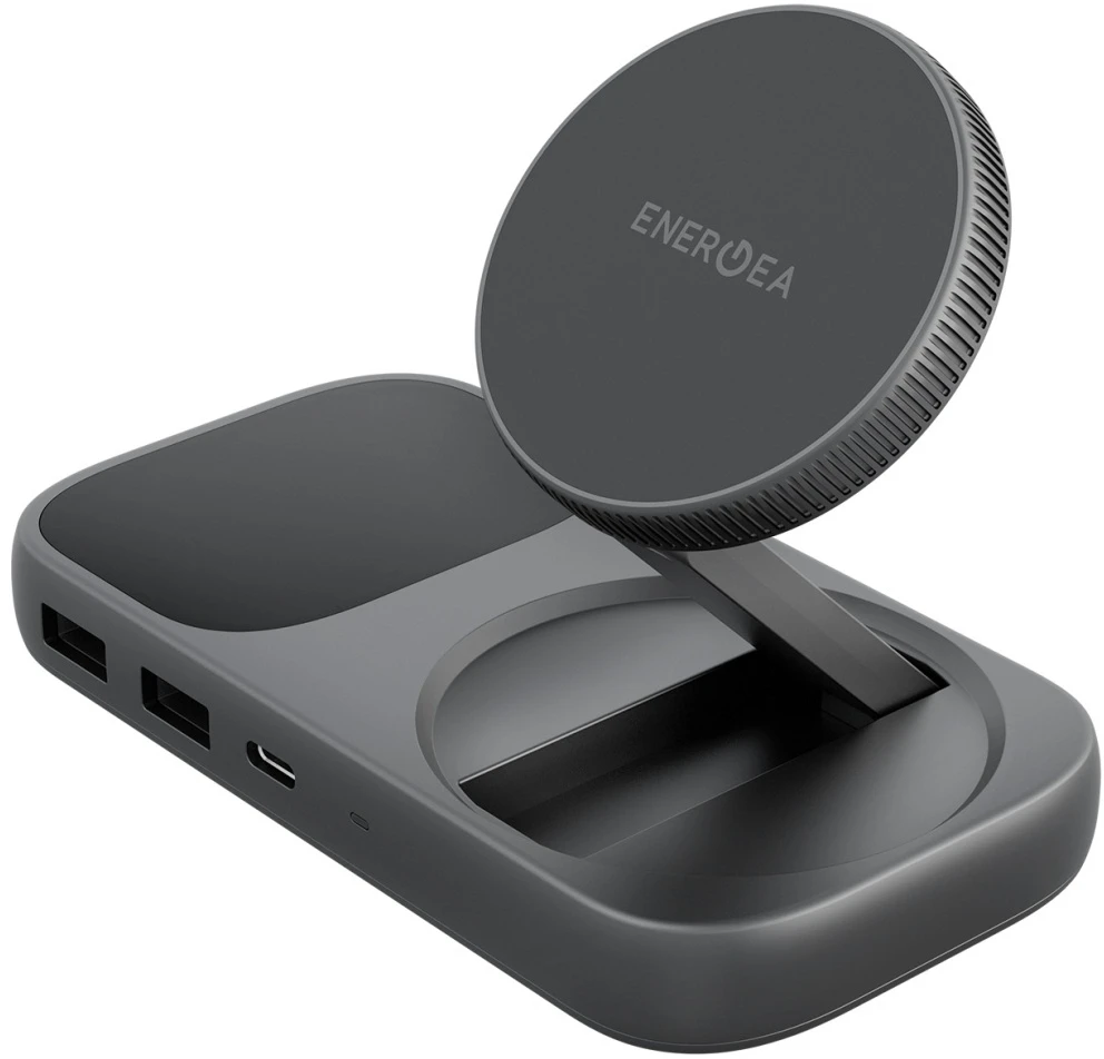 Dokumentų stotelė Energea Widock Plus 7in1 USB-C 3.1 su Qi2 grafito spalvos
