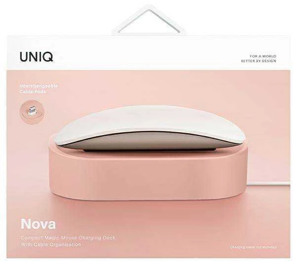 UNIQ Nova įkrovimo stotelė Magic Pelė, rožinė
