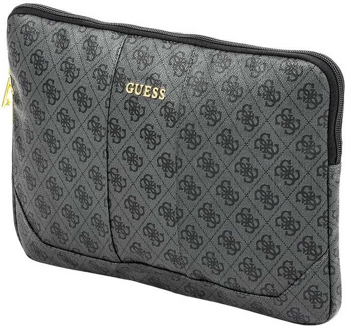Guess PU Leather 4G dėklas skirtas Notebook 13" pilkos spalvos