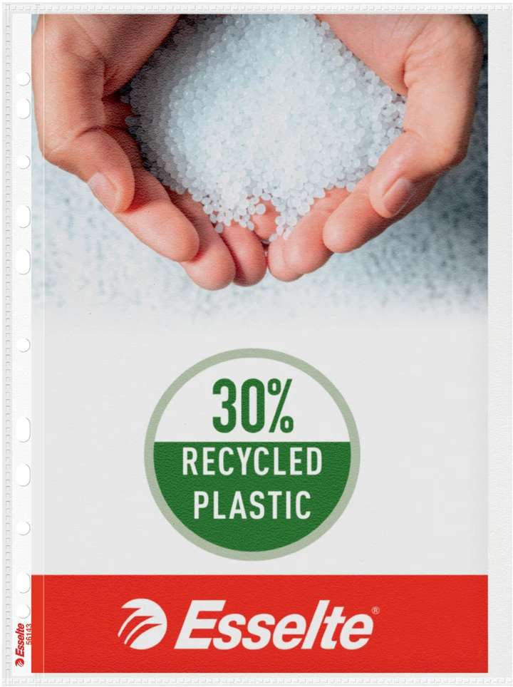 Leitz Įmautės Esselte, A4, 75 mikr., matinė, įdėjimas iš kairio šono (1) 0809-139