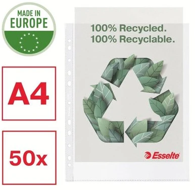 Įmautės Esselte Recycle A4+, 70 mic., 237×305 mm, 50 vnt.