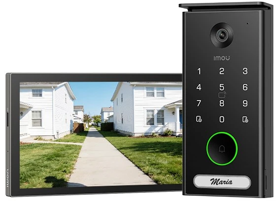 Imou VDP7 vaizdo telefonspynės sistema 5 MP 17,8 cm (7″) Juoda