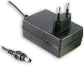 Impulsinis maitinimo šaltinis 12V 2.08A, 5.5×2.1mm, sieninis, MEAN WELL