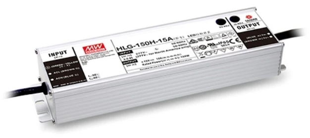 Impulsinis maitinimo šaltinis LED 42V 3.6A, reguliuojamas, PFC, IP65,MEAN WELL