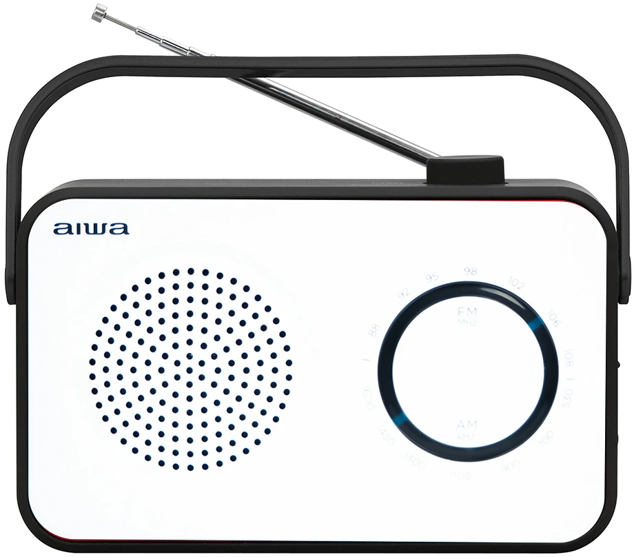 Aiwa Radijo imtuvas FM/AM su 3.5mm lizdu, baltas