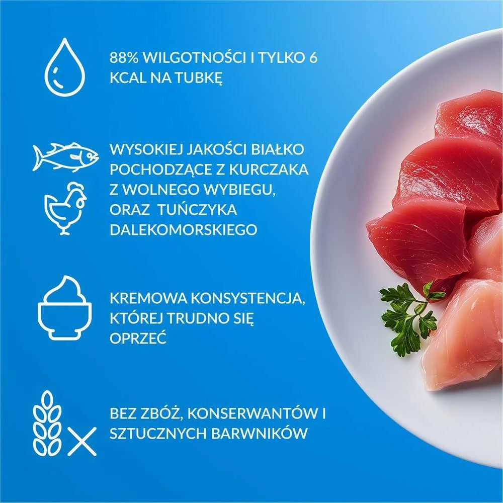 Inaba Ciao INABA Churu vištiena and tuna mix – skanėstas katėms – 80x14g