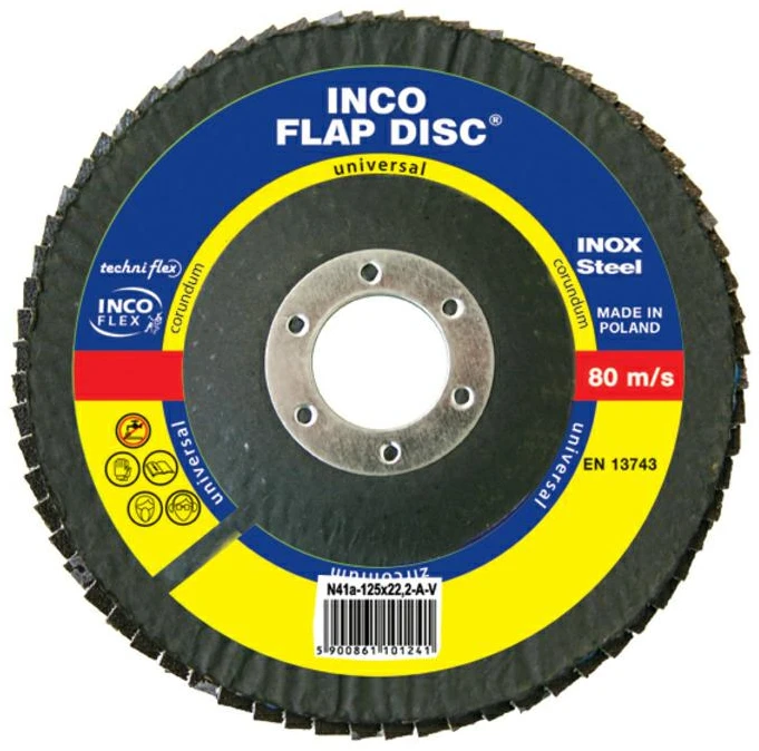 Inco Flex INCOFLEX lapinis šlifavimo diskas Nr. 125 P 40 UNI cirkonio